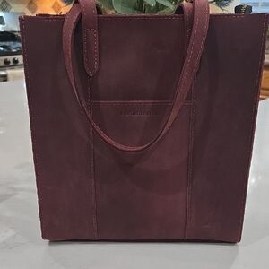 Portland Leather Dee Burgundy Tote